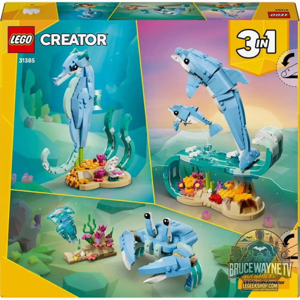LEGO 31385 Creator 3-in-1 Meerestiere: Wunderschöne Delfine, jeu de construction - LEGO - vue 7