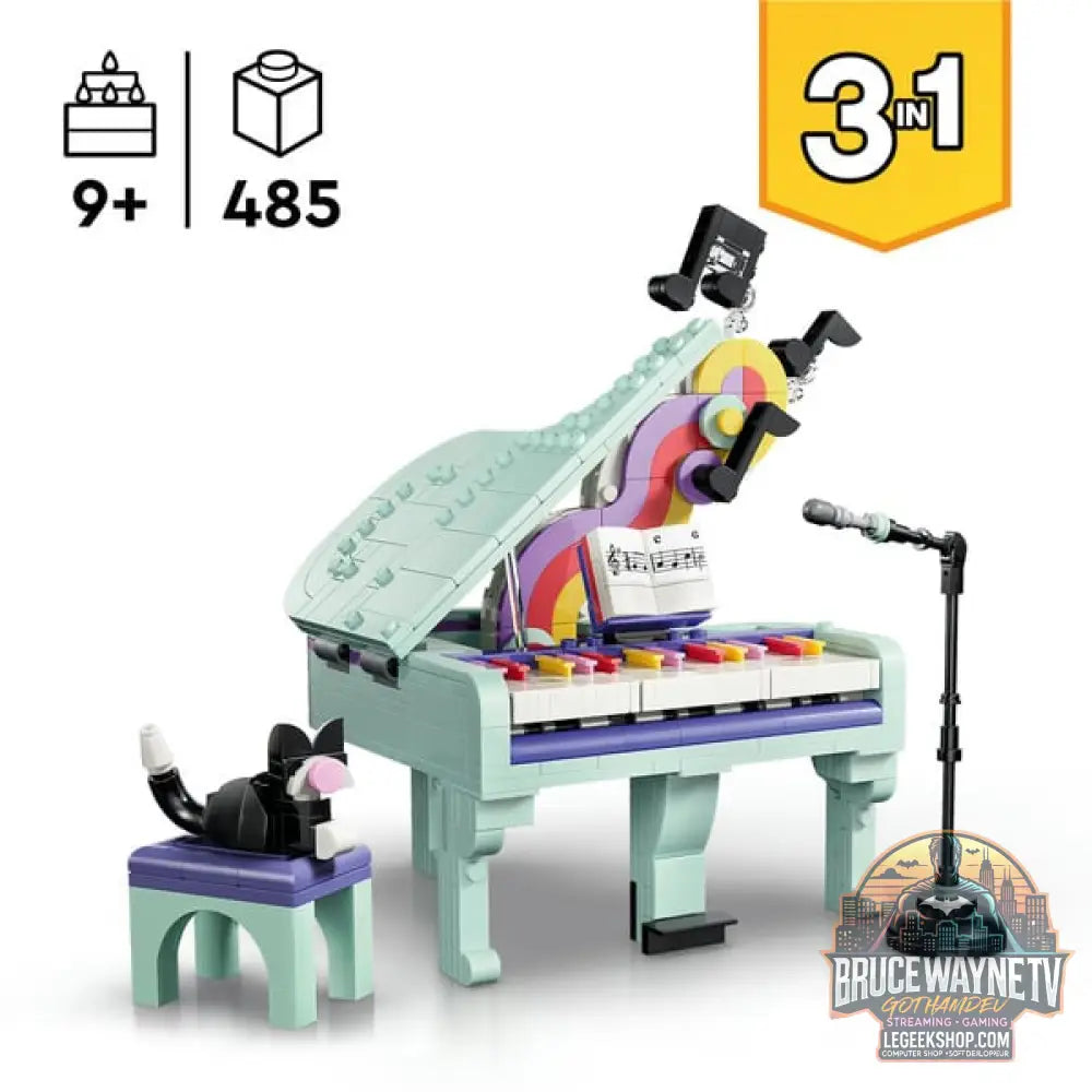 LEGO 31392 Creator 3-in-1 Deko-Klavier avec Katze, jeu de construction - LEGO - vue 2