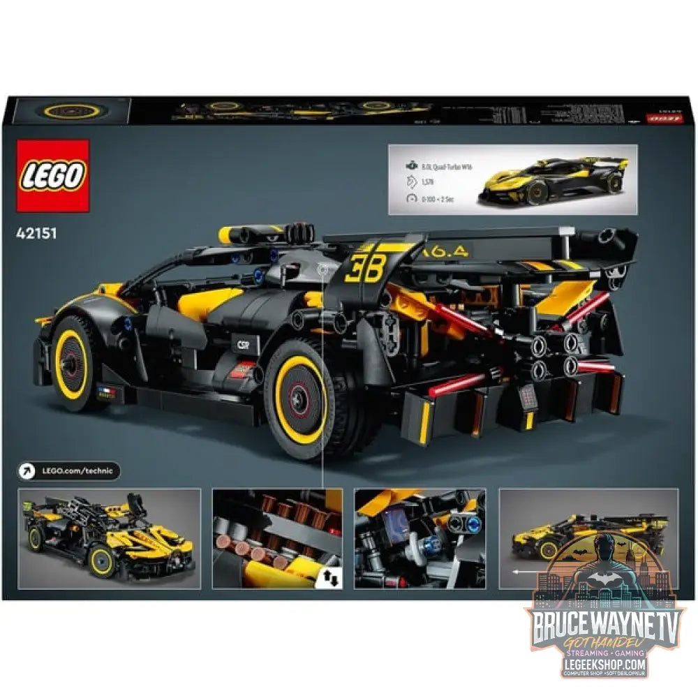 LEGO 42151 Technic Bugatti-Bolide, jeu de construction - LEGO - vue 9