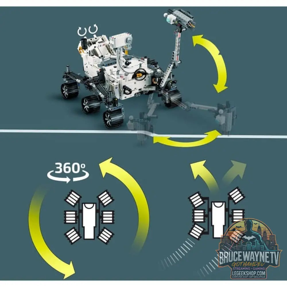 LEGO 42158 Technic NASA Mars-Rover Perseverance, jeu de construction - LEGO - vue 4