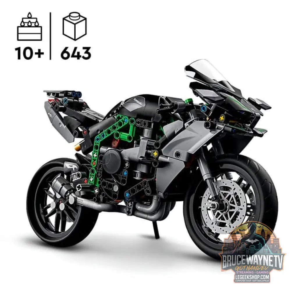 LEGO 42170 Technic Kawasaki Ninja H2R Motorrad, jeu de construction - LEGO - vue 3