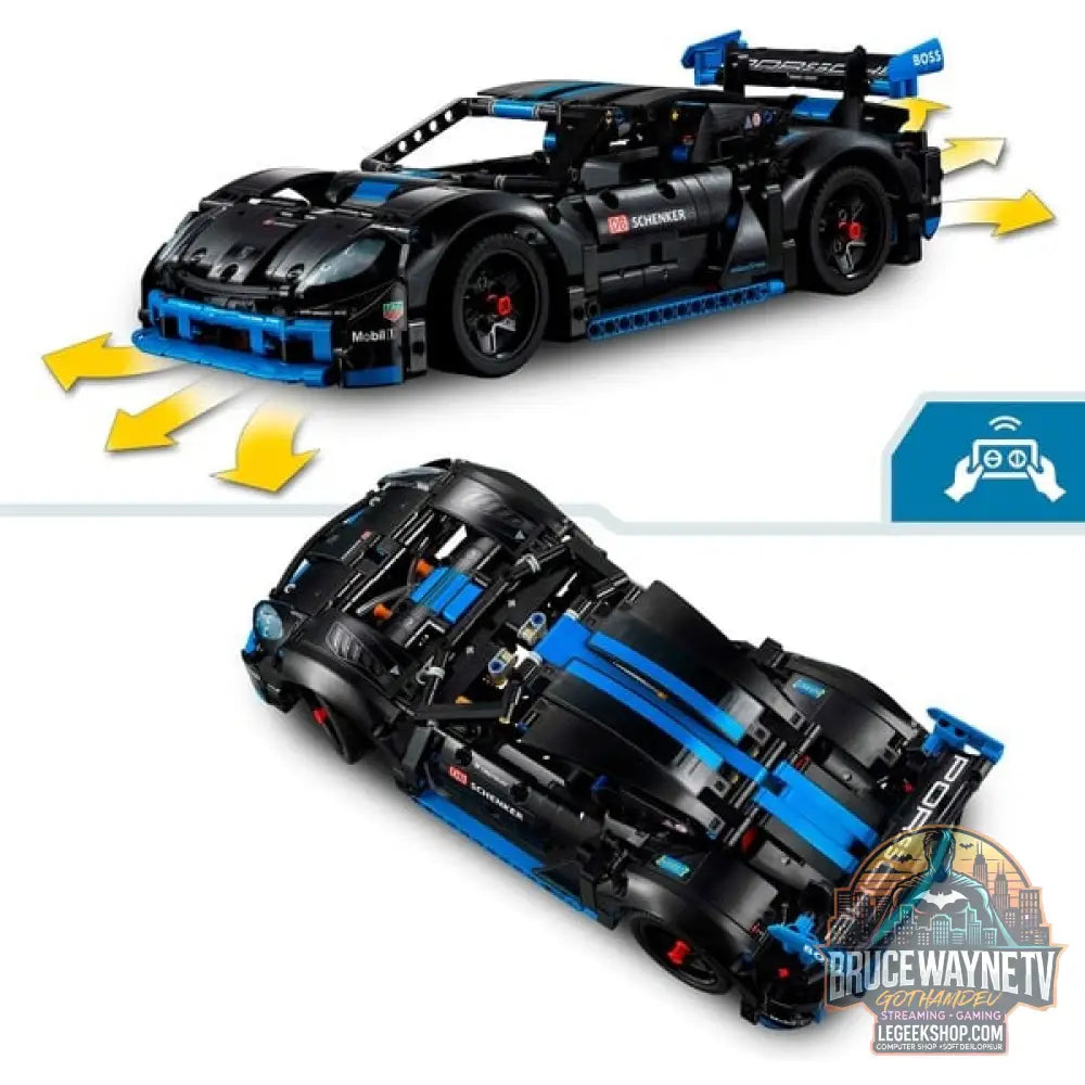 LEGO 42176 Technic Porsche GT4 e-Performance Rennwagen, jeu de construction - LEGO - vue 5