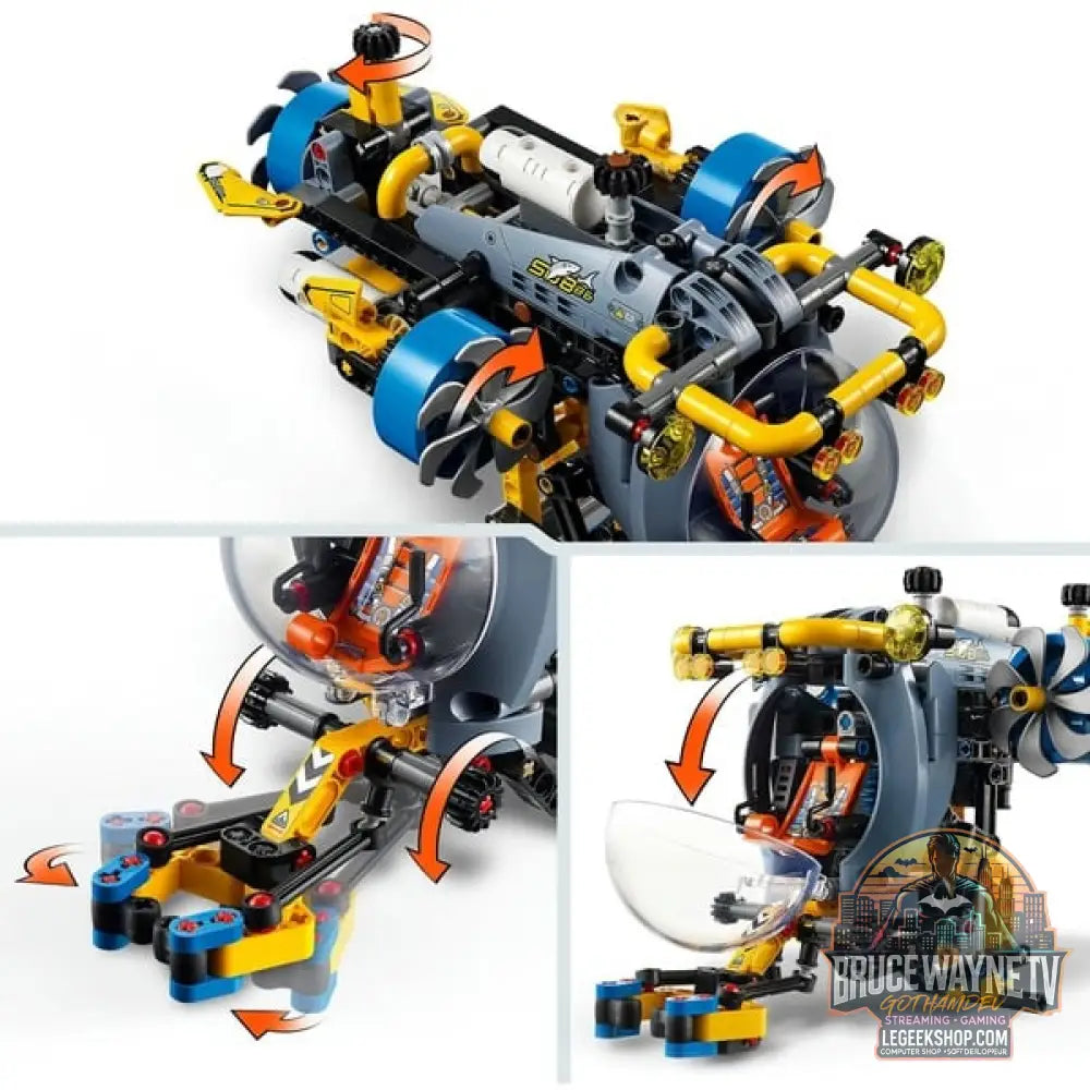 LEGO 42201 Technic Tiefseeforscher U-Boot, jeu de construction - LEGO - vue 5