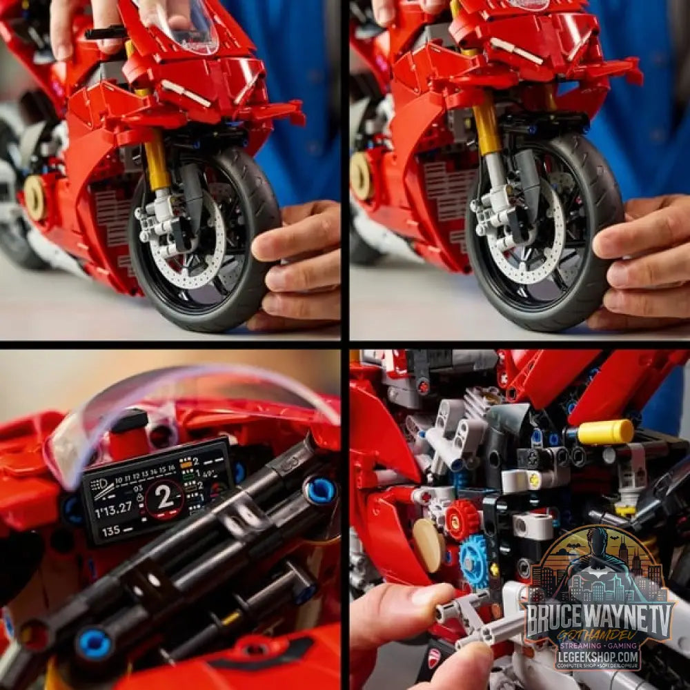LEGO 42202 Technic Ducati Panigale V4 S Motorrad, jeu de construction - LEGO - vue 6