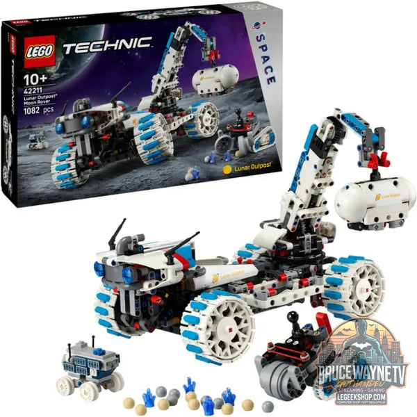 LEGO 42211 Technic Lunar Outpost Mondrover-Raumfahrzeug, jeu de construction - LEGO