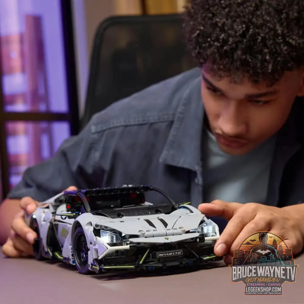 LEGO 42214 Technic Lamborghini Revuelto Supersportwagen, jeu de construction - LEGO - vue 2