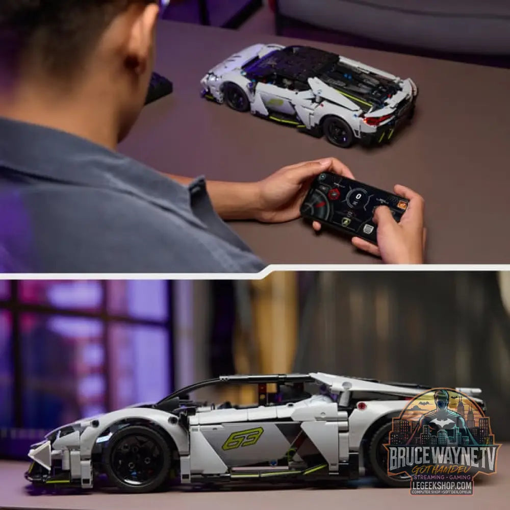 LEGO 42214 Technic Lamborghini Revuelto Supersportwagen, jeu de construction - LEGO - vue 6