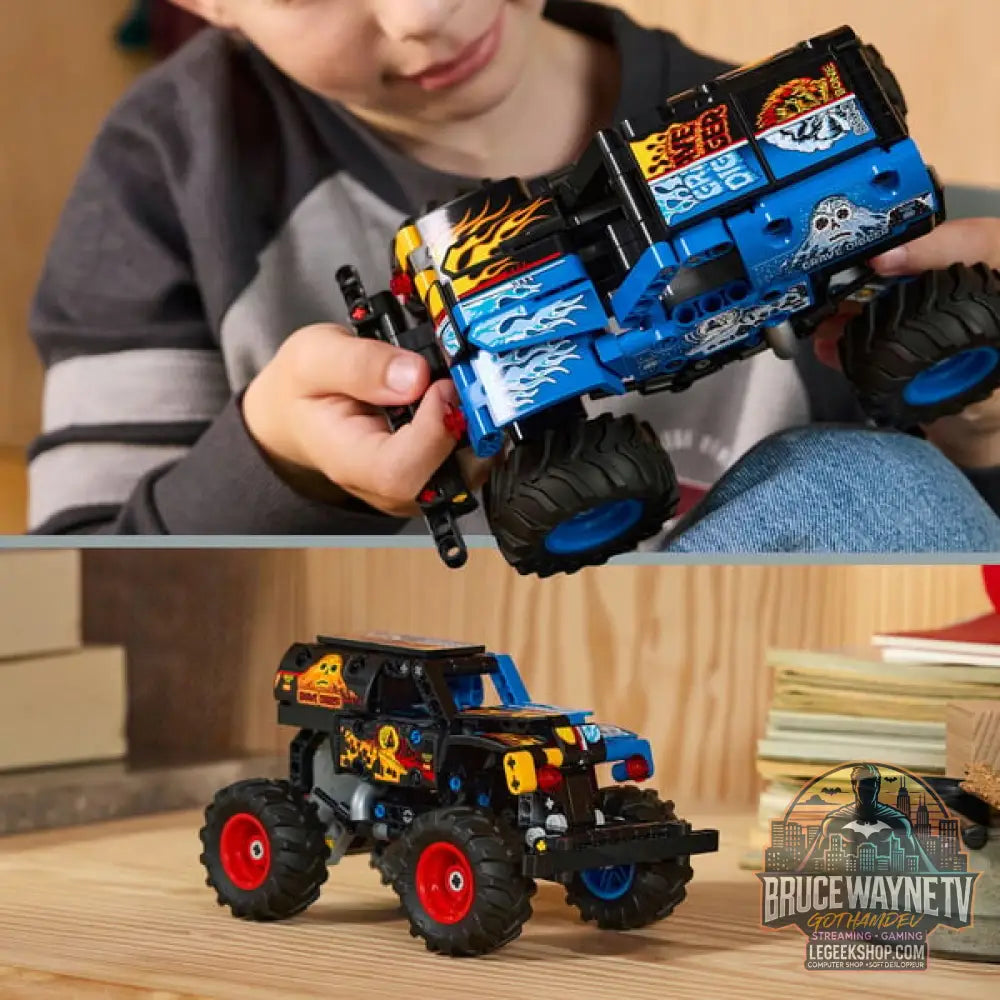 LEGO 42219 Technic Monster Jam Grave Digger Feuer et Eis, jeu de construction - LEGO - vue 6