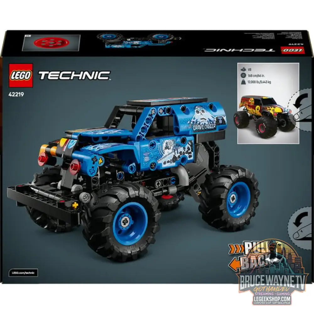 LEGO 42219 Technic Monster Jam Grave Digger Feuer et Eis, jeu de construction - LEGO - vue 7