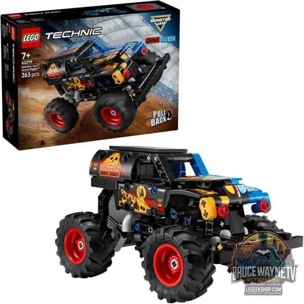 LEGO 42219 Technic Monster Jam Grave Digger Feuer et Eis, jeu de construction - LEGO