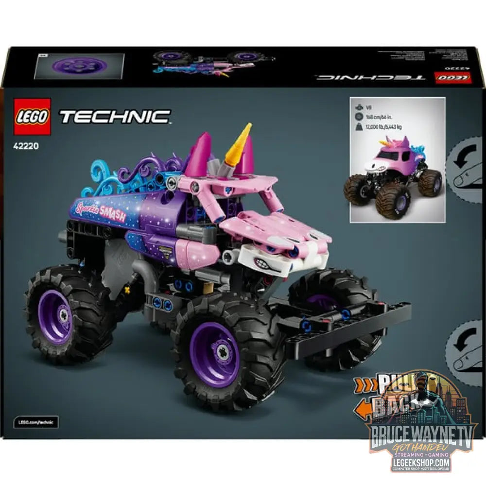 LEGO 42220 Technic Monster Jam Sparkle Smash avec Rückziehmotor, jeu de construction - LEGO - vue 7