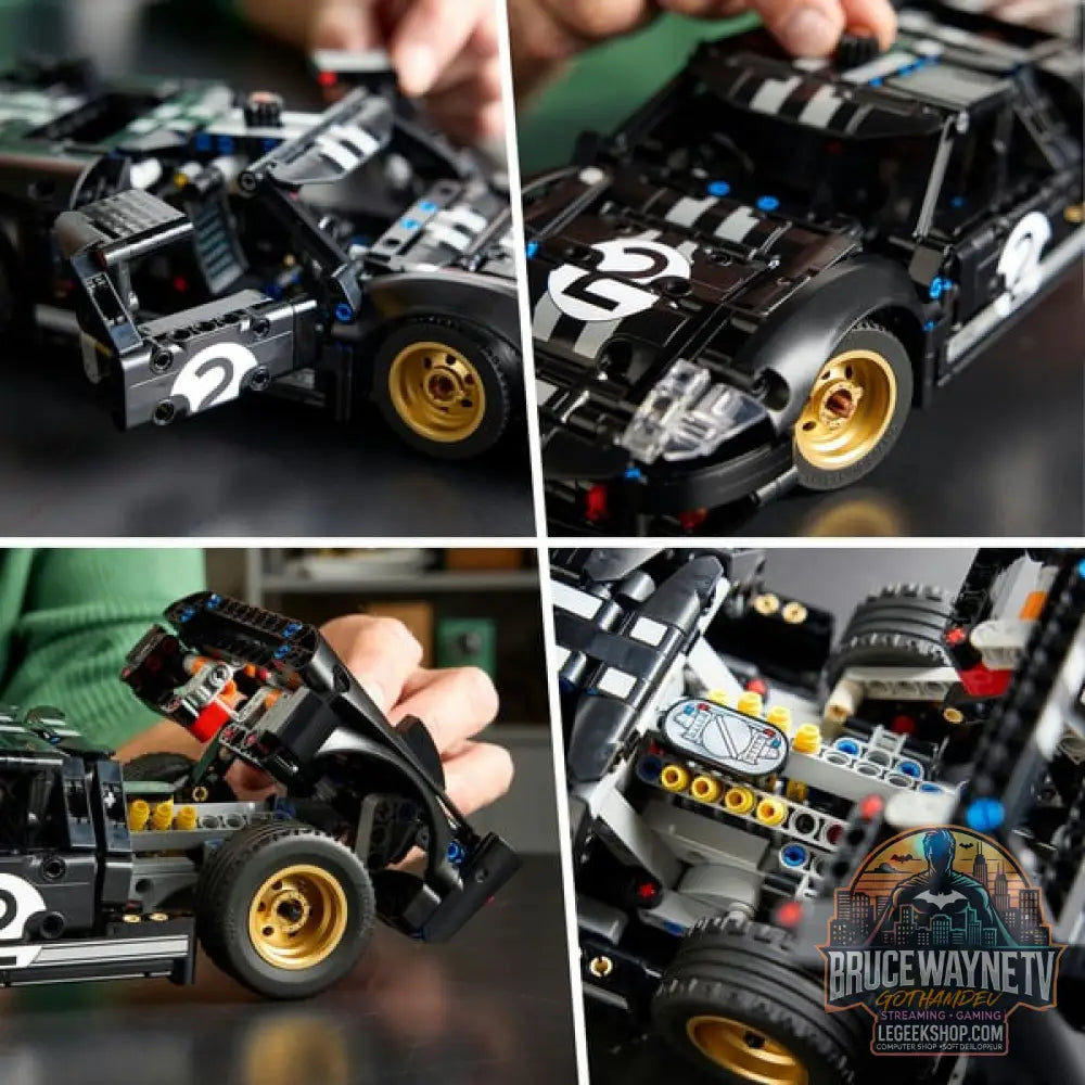 LEGO 42223 Technic 1966 Ford GT40 MKII Rennwagen, jeu de construction - LEGO - vue 6