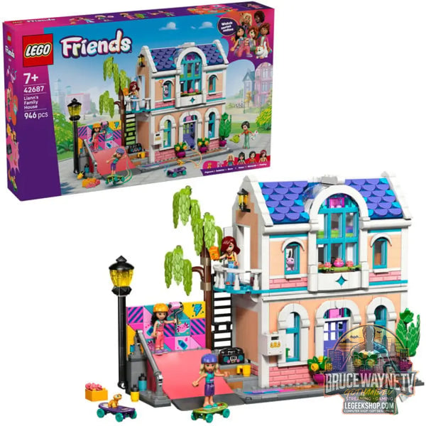 LEGO 42687 Friends Lianns Familienhaus, jeu de construction - LEGO