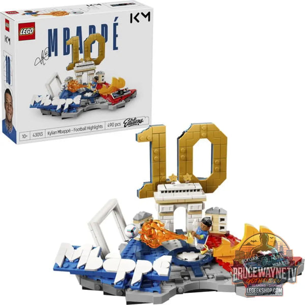 LEGO 43013 Editions Kylian Mbappé - Fußball-Highlights, jeu de construction - LEGO