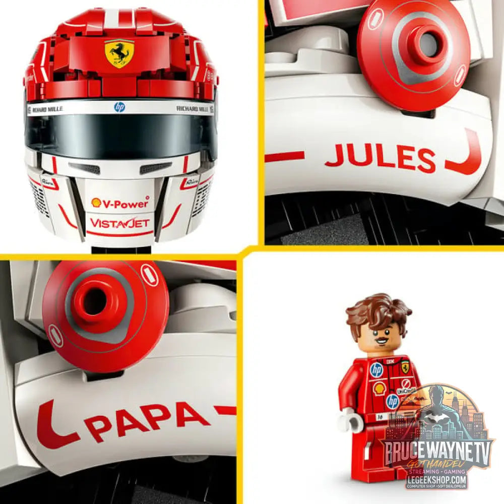 LEGO 43014 Editions Scuderia Ferrari HP Charles Leclerc Helm, jeu de construction - LEGO - vue 4