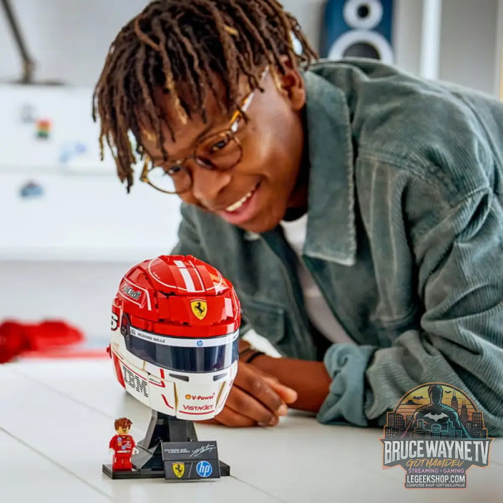 LEGO 43014 Editions Scuderia Ferrari HP Charles Leclerc Helm, jeu de construction - LEGO - vue 6