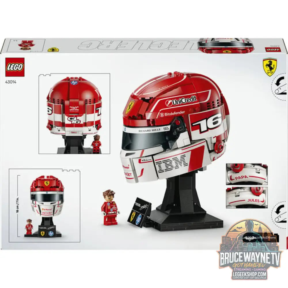 LEGO 43014 Editions Scuderia Ferrari HP Charles Leclerc Helm, jeu de construction - LEGO - vue 7