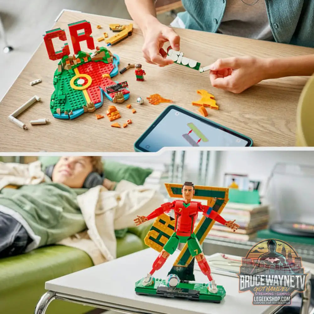 LEGO 43016 Editions Cristiano Ronaldo - Fußballlegende, jeu de construction - LEGO - vue 6