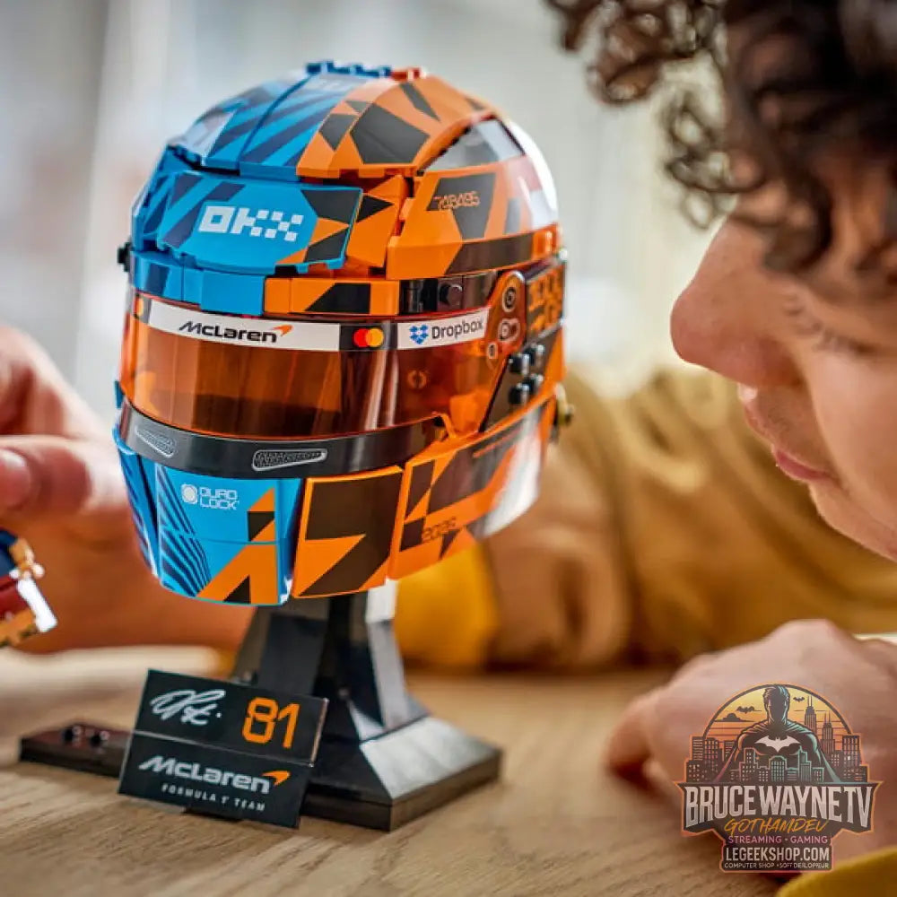 LEGO 43017 Editions McLaren Mastercard F1 Team Oscar Piastri Helm, jeu de construction - LEGO - vue 6