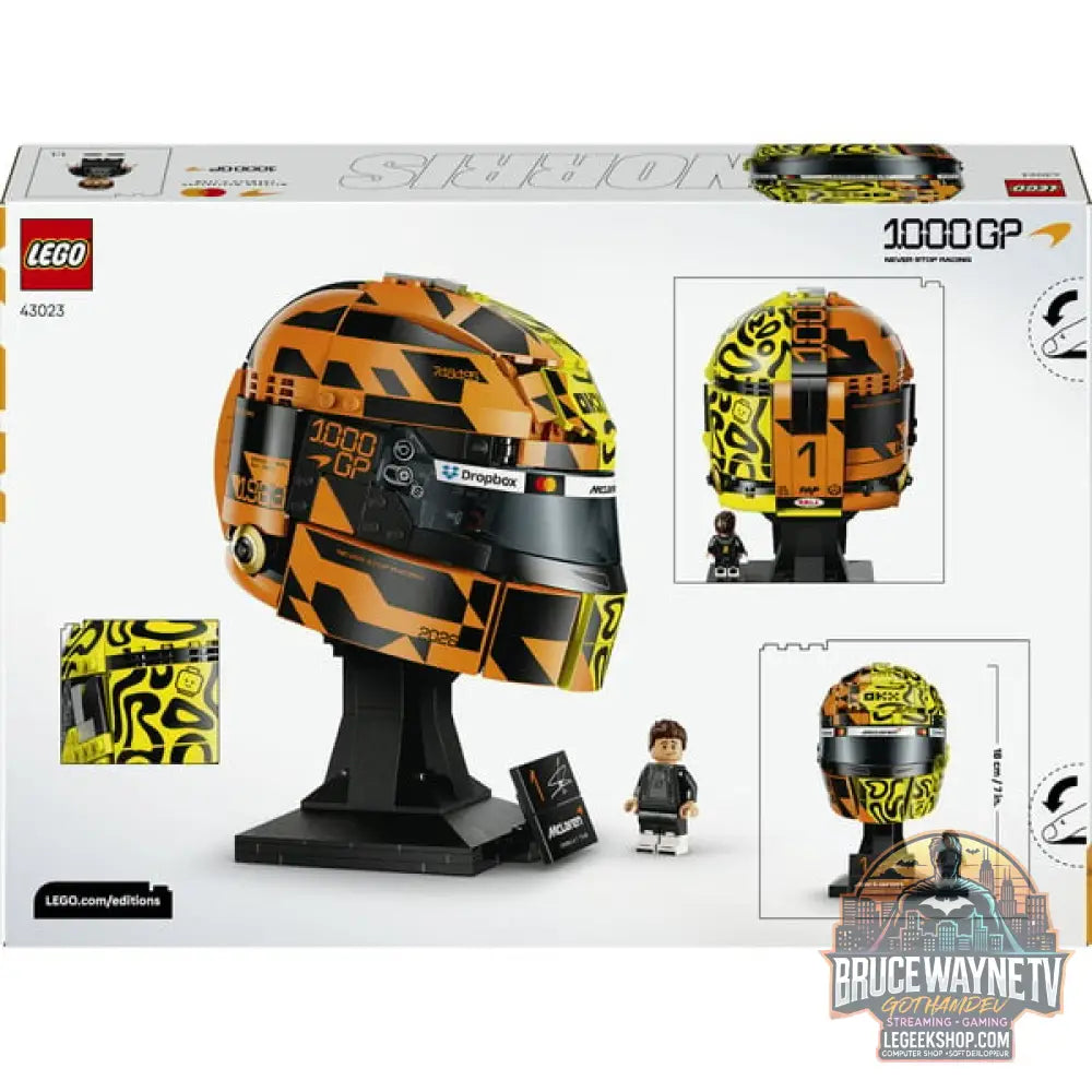 LEGO 43023 Editions McLaren Mastercard F1 Team Lando Norris Helm, jeu de construction - LEGO - vue 7