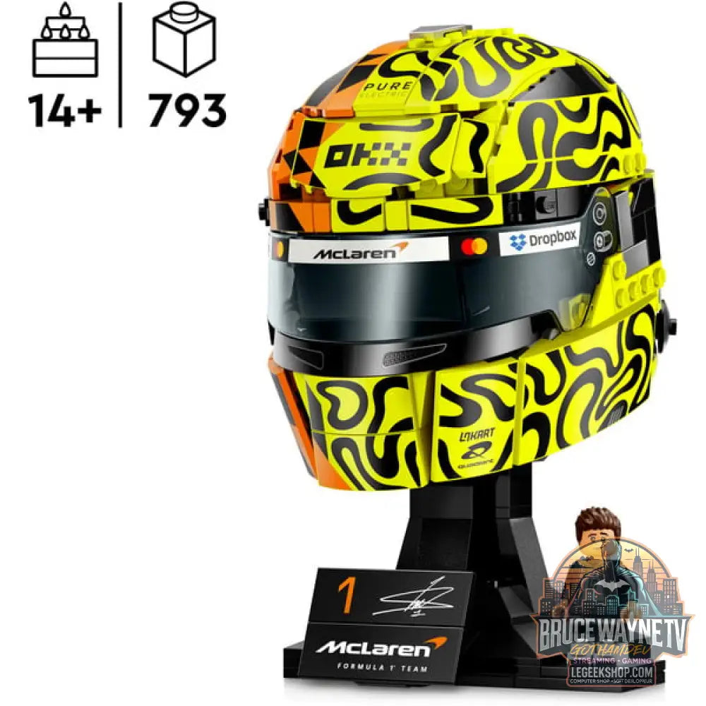 LEGO 43023 Editions McLaren Mastercard F1 Team Lando Norris Helm, jeu de construction - LEGO - vue 2