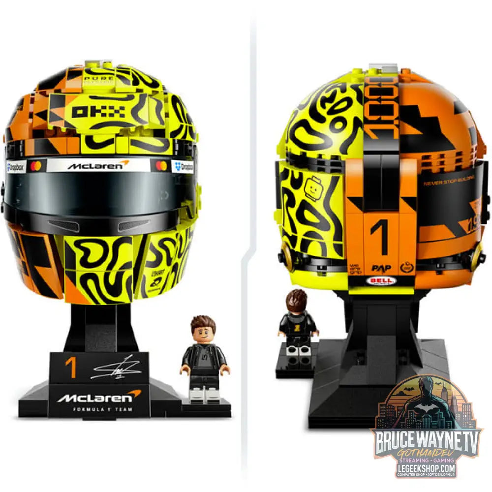 LEGO 43023 Editions McLaren Mastercard F1 Team Lando Norris Helm, jeu de construction - LEGO - vue 3