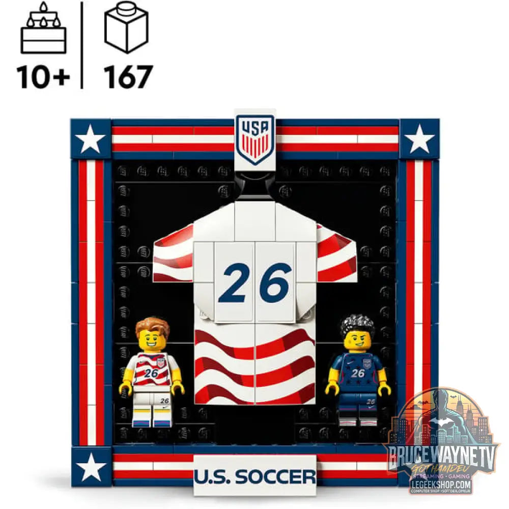 LEGO 43033 Editions Trikot der US-Fußballnationalmannschaft 2026, jeu de construction - LEGO - vue 2