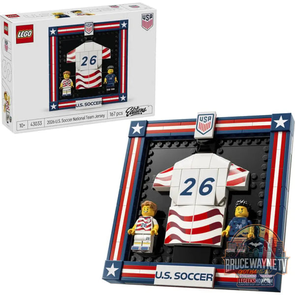 LEGO 43033 Editions Trikot der US-Fußballnationalmannschaft 2026, jeu de construction - LEGO