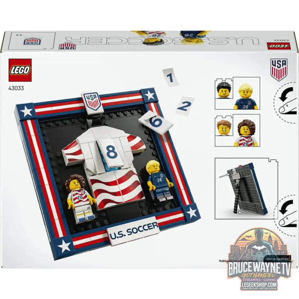 LEGO 43033 Editions Trikot der US-Fußballnationalmannschaft 2026, jeu de construction - LEGO - vue 7