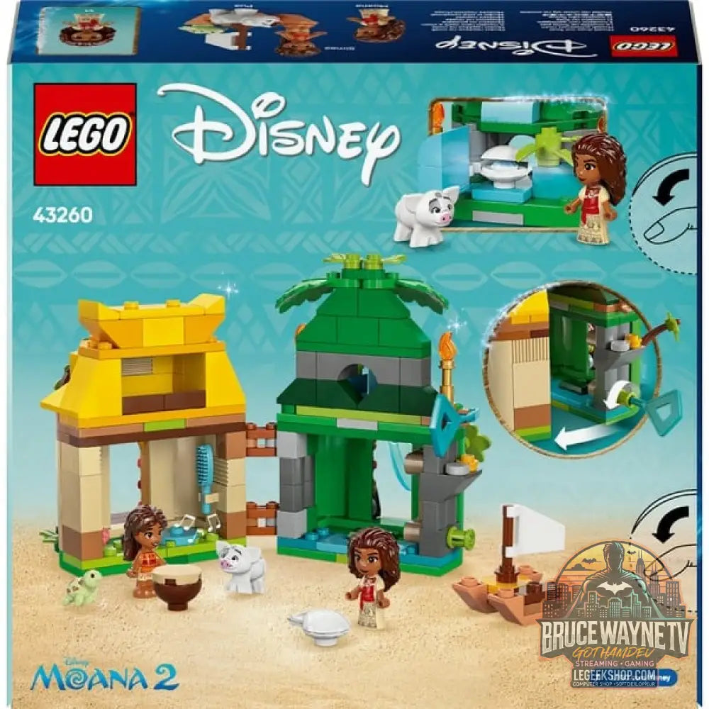 LEGO 43260 Disney Princess Vaianas Inselspaß, jeu de construction - LEGO - vue 7