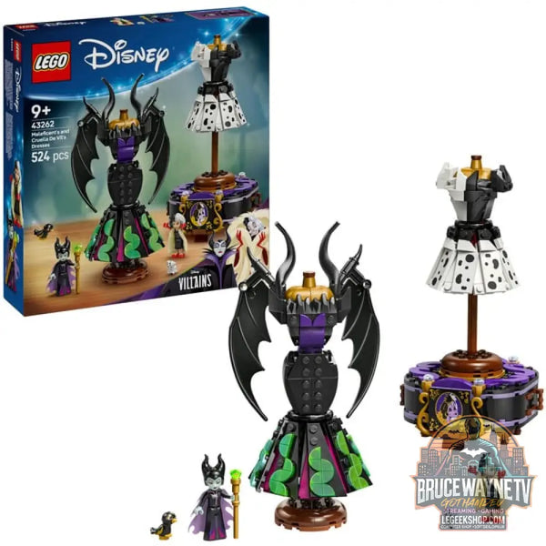 LEGO 43262 Disney Classic Die Kleider von Malefiz & Cruella de Vil, jeu de construction - LEGO