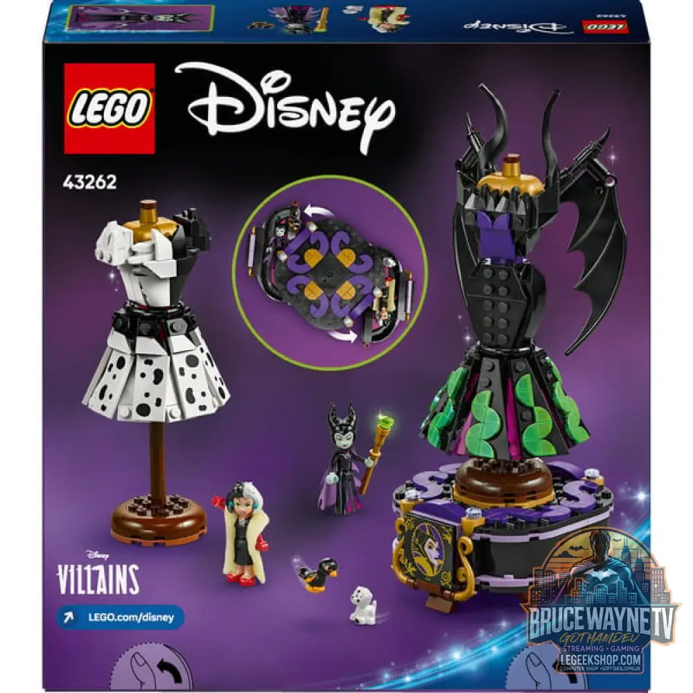 LEGO 43262 Disney Classic Die Kleider von Malefiz & Cruella de Vil, jeu de construction - LEGO - vue 7