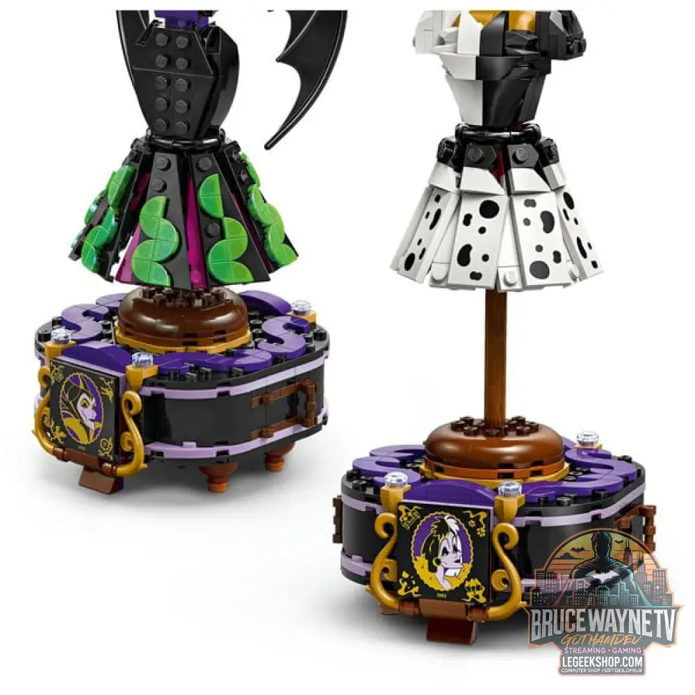 LEGO 43262 Disney Classic Die Kleider von Malefiz & Cruella de Vil, jeu de construction - LEGO - vue 4