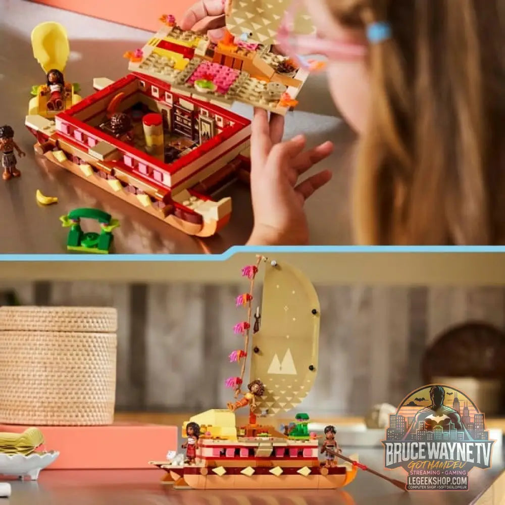 LEGO 43270 Disney Princess Vaianas Abenteuerfloß, jeu de construction - LEGO - vue 6