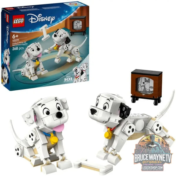 LEGO 43271 Disney Classic Die Welpen Lucky et Penny aus 101 Dalmatiner, jeu de construction - LEGO