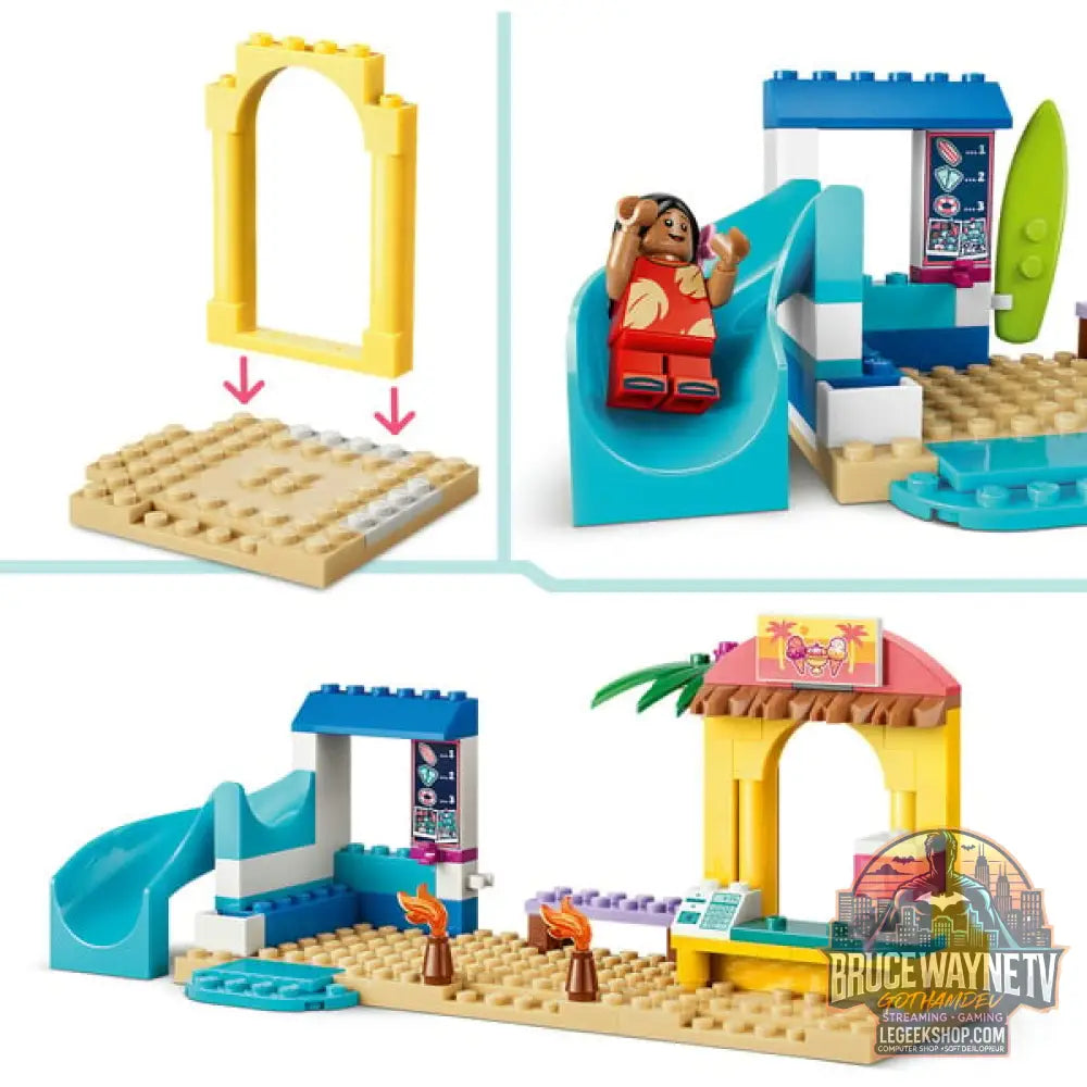 LEGO 43280 Disney Classic Spaß am Strand avec Lilo et Stitch, jeu de construction - LEGO - vue 3