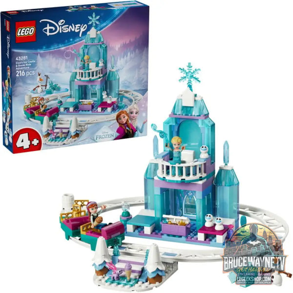 LEGO 43281 Disney Princess Elsas Schlittenfahrt um den Eispalast, jeu de construction - LEGO