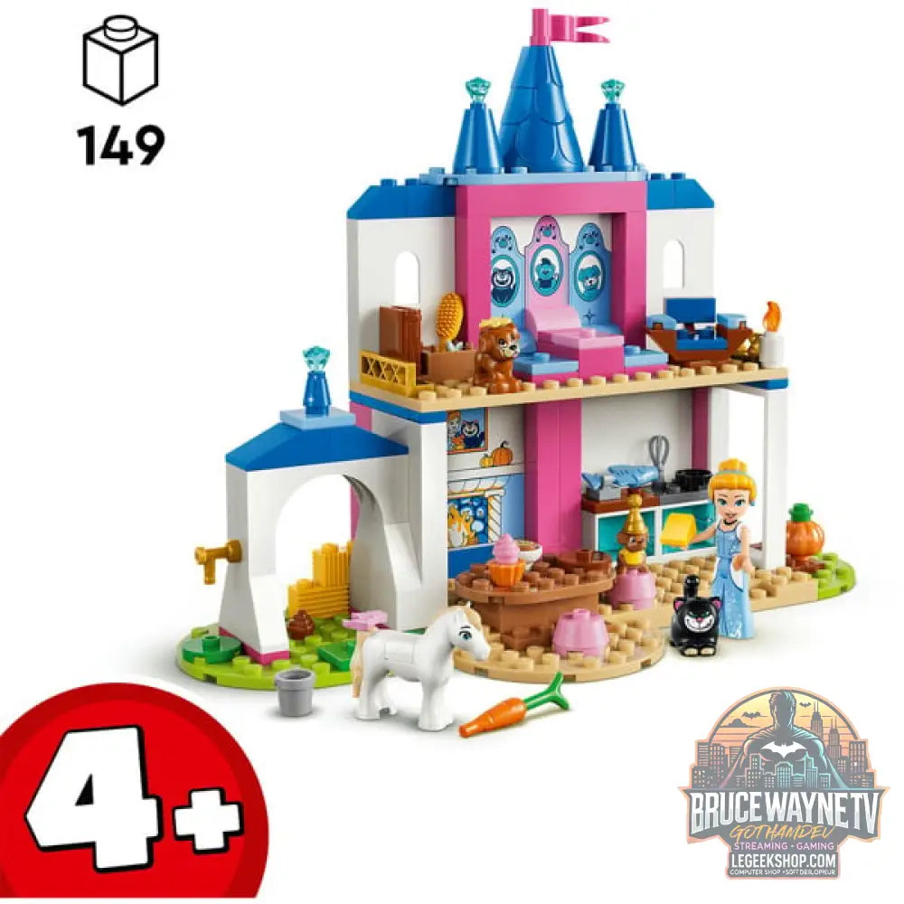 LEGO 43283 Disney Princess Cinderellas Tierpalast, jeu de construction - LEGO - vue 2