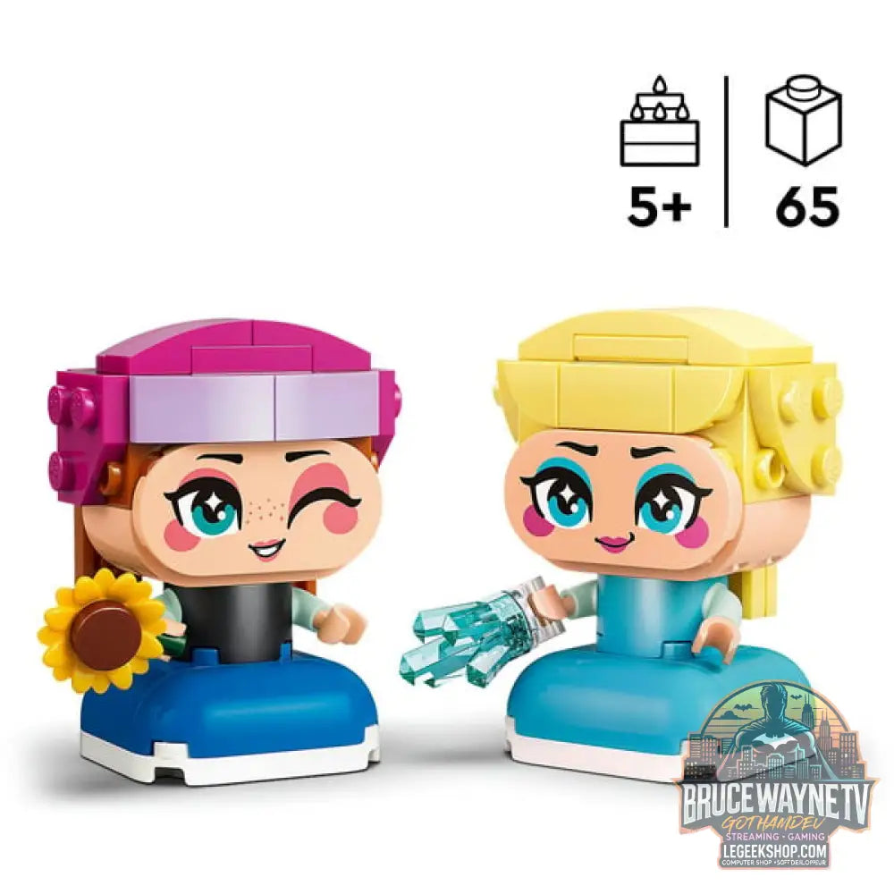 LEGO 43284 Disney Princess Die Mini-Prinzessinnen Anna et Elsa, jeu de construction - LEGO - vue 3
