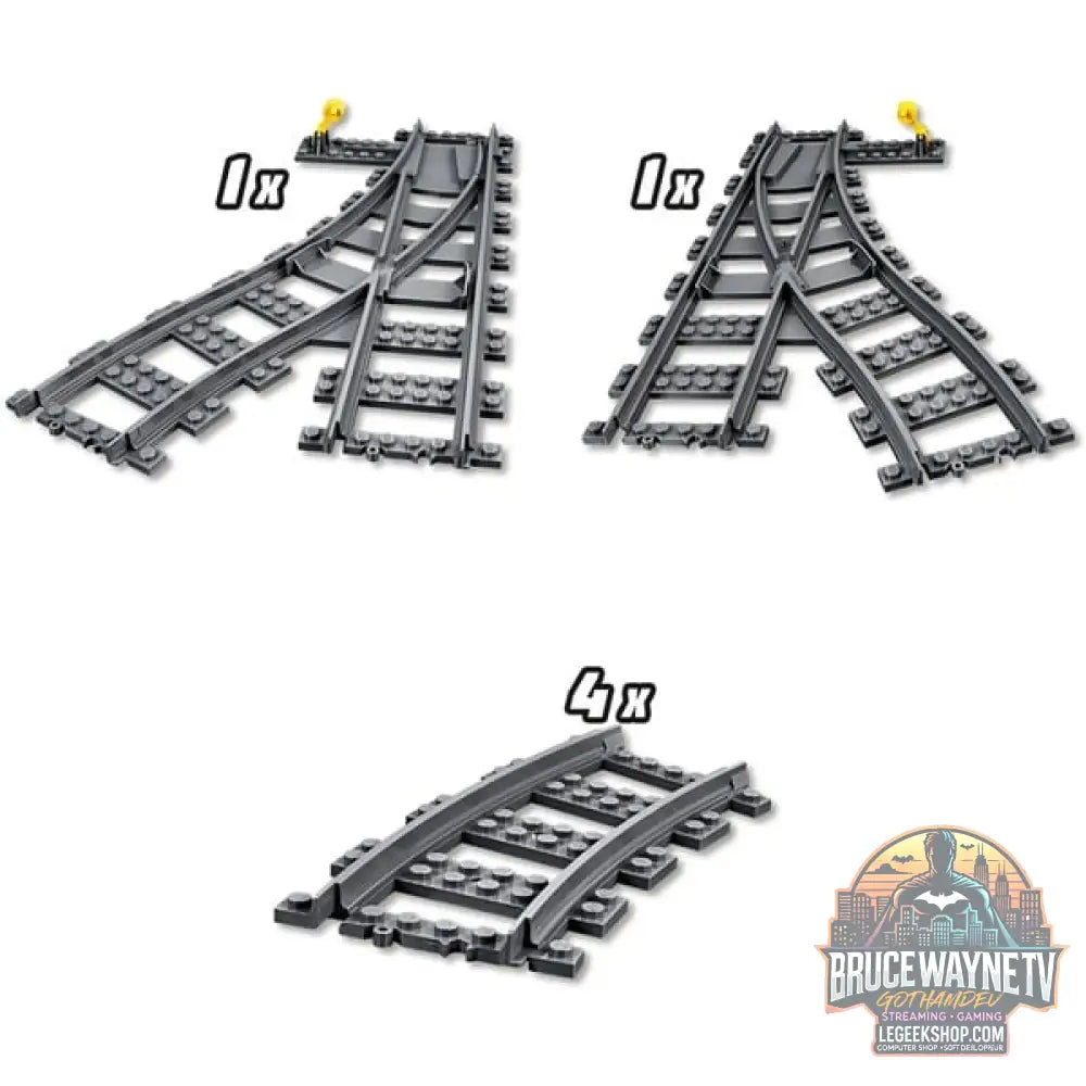 LEGO 60238 City Weichen, jeu de construction - LEGO - vue 4
