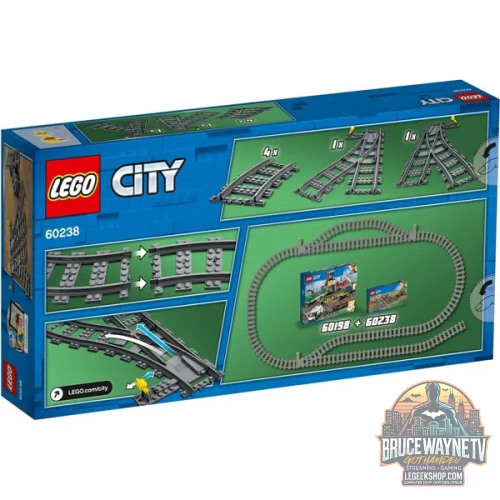 LEGO 60238 City Weichen, jeu de construction - LEGO - vue 9