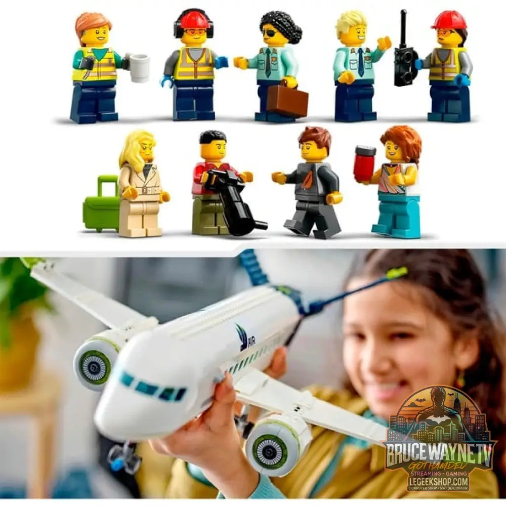 LEGO 60367 City Passagierflugzeug, jeu de construction - LEGO - vue 6