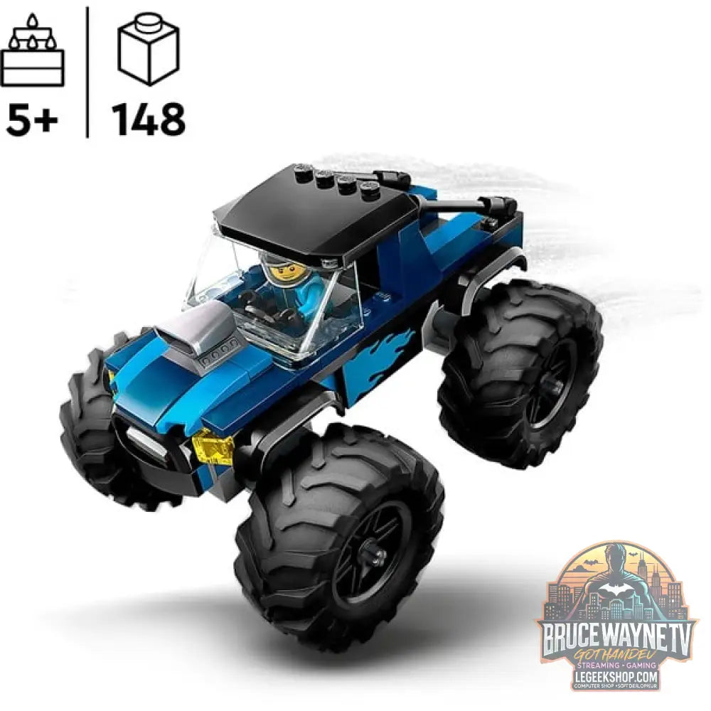 LEGO 60402 City Blauer Monstertruck, jeu de construction - LEGO - vue 5