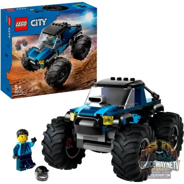LEGO 60402 City Blauer Monstertruck, jeu de construction - LEGO