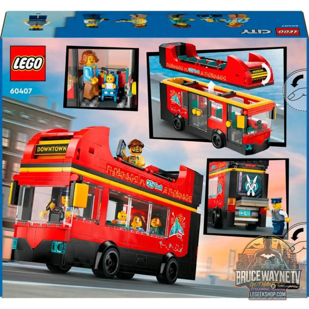 LEGO 60407 City Doppeldeckerbus, jeu de construction - LEGO - vue 6