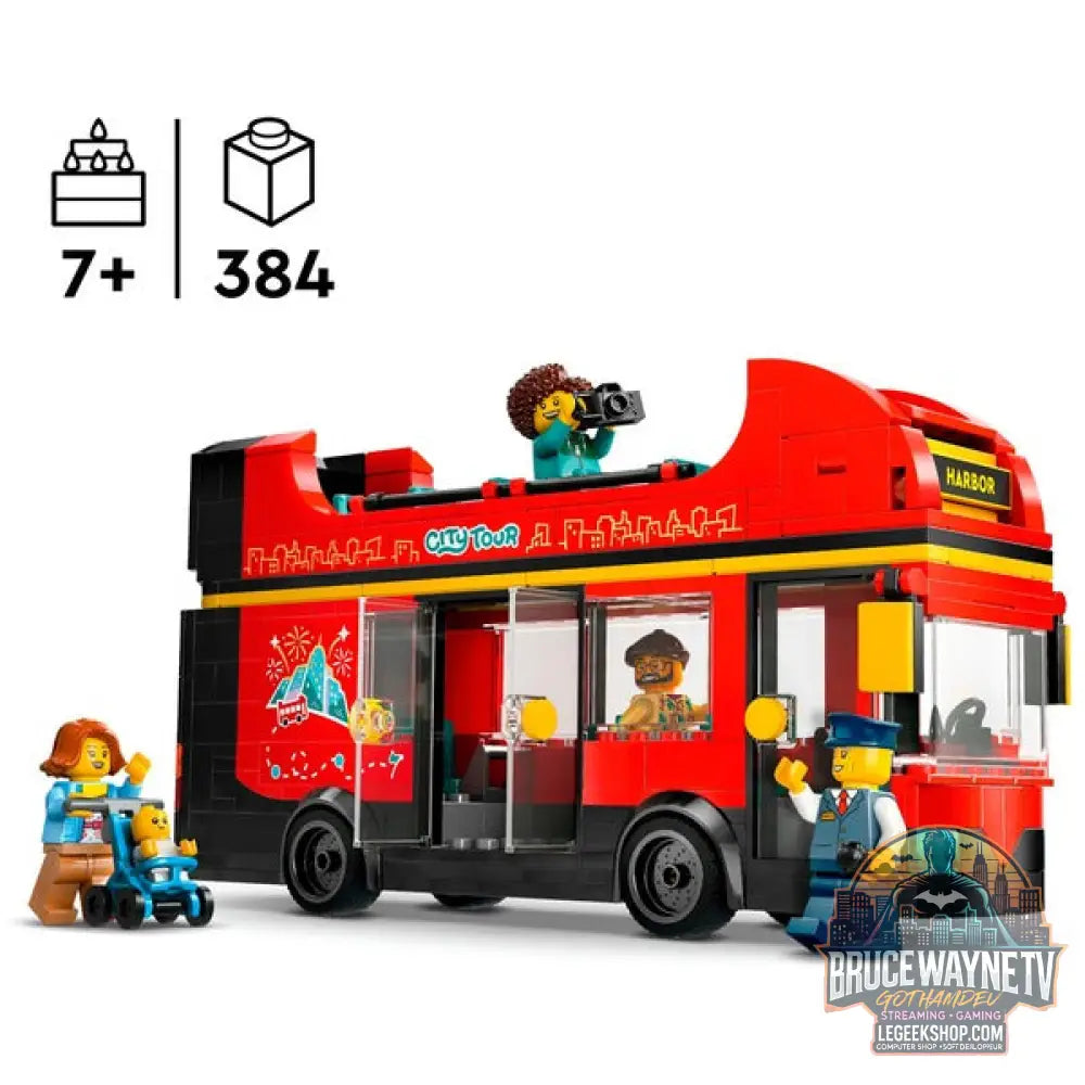 LEGO 60407 City Doppeldeckerbus, jeu de construction - LEGO - vue 3