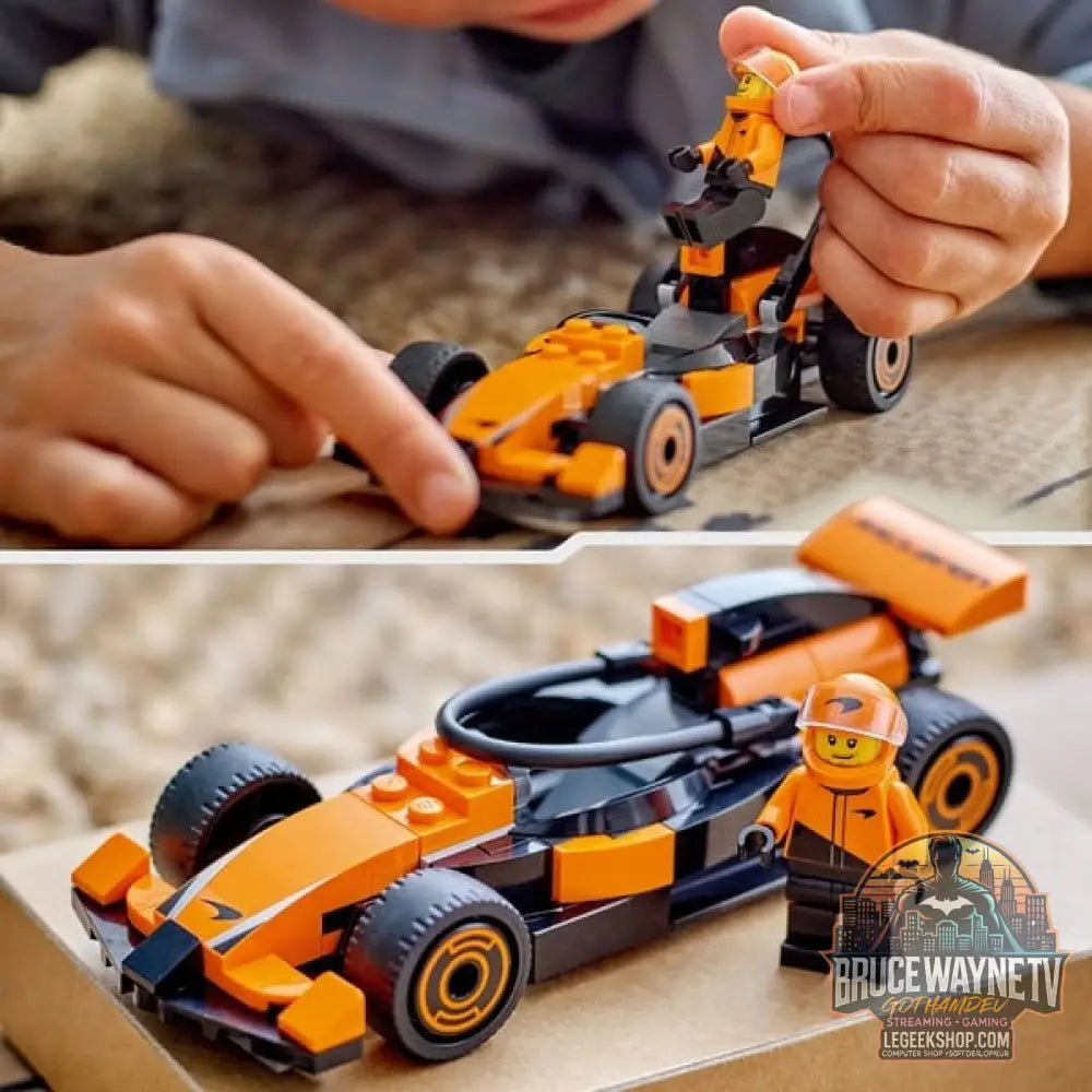 LEGO 60442 City F1 Rennfahrer avec McLaren Rennauto, jeu de construction - LEGO - vue 6