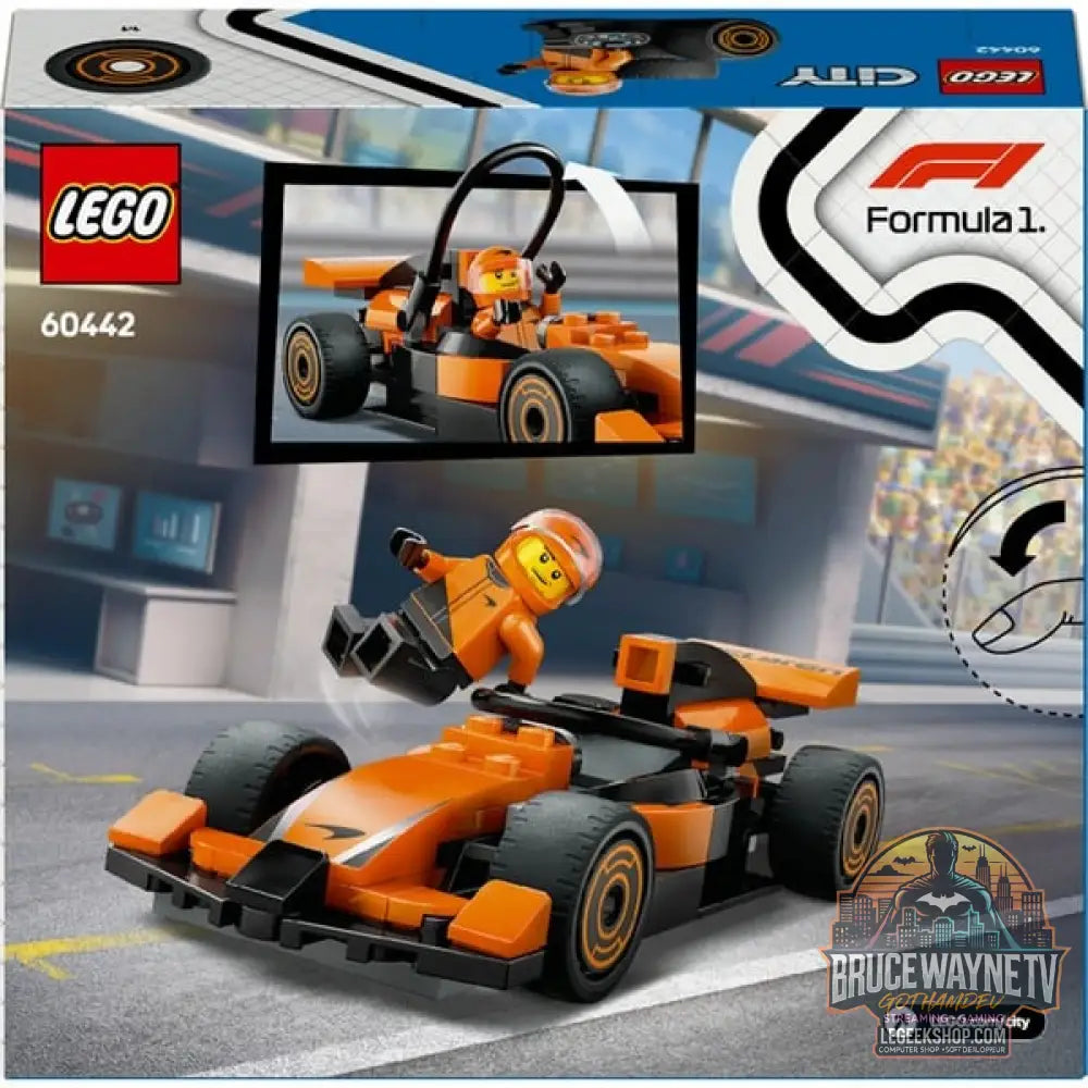 LEGO 60442 City F1 Rennfahrer avec McLaren Rennauto, jeu de construction - LEGO - vue 7