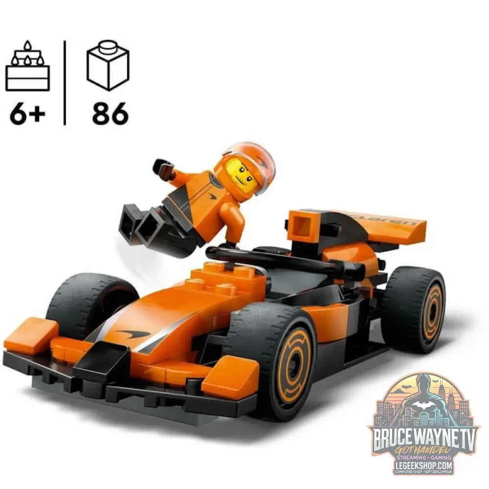 LEGO 60442 City F1 Rennfahrer avec McLaren Rennauto, jeu de construction - LEGO - vue 3
