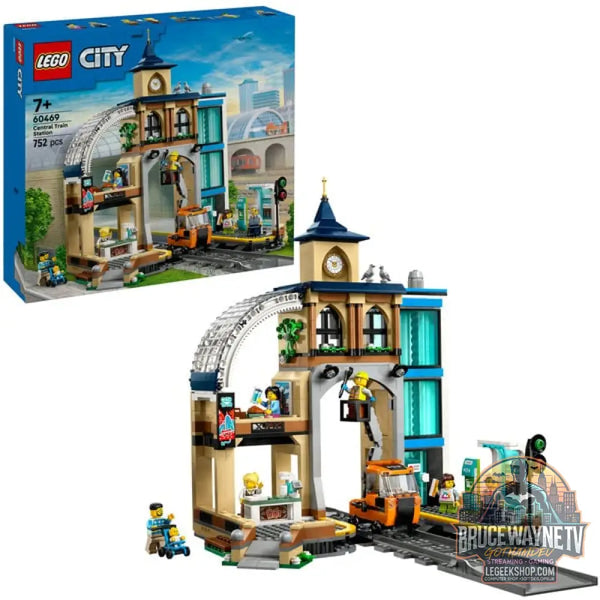 LEGO 60469 City Hauptbahnhof, jeu de construction - LEGO